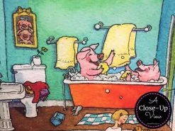 Playhouse Wallpaper -Wallpaper Mural Shop My Friends House Wall Mural Close up View min