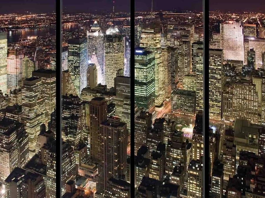 New York Apartment View Wallpaper 2 New York Apartment View Wallpaper - Image 2