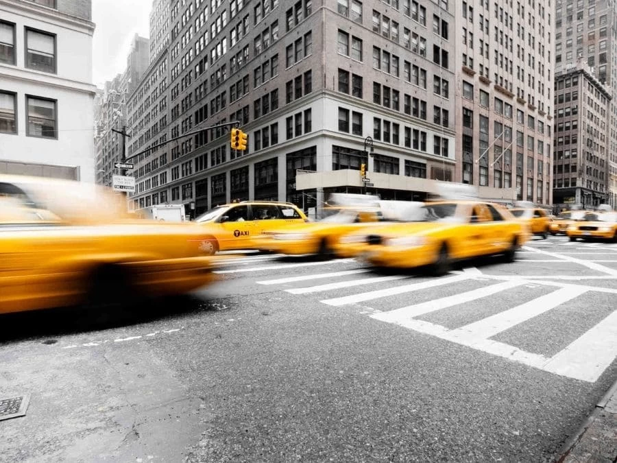 New York Yellow Taxi Wallpaper 2 New York Yellow Taxi Wallpaper - Image 2