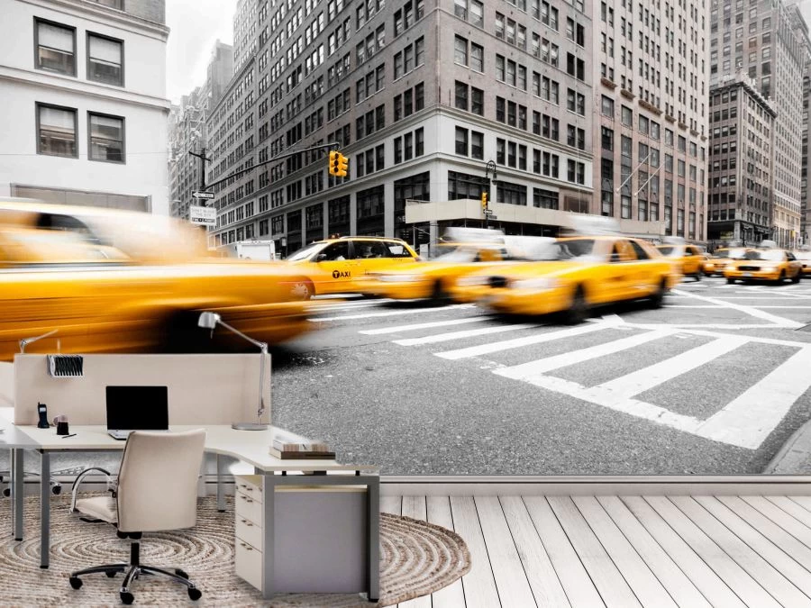 New York Yellow Taxi Wallpaper 1 New York Yellow Taxi Wallpaper