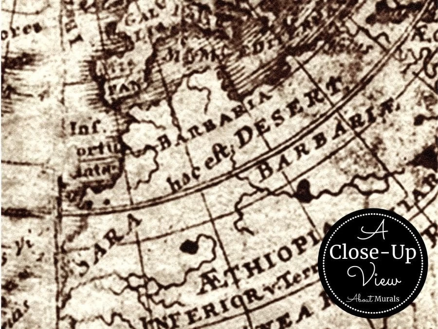 Old Map Wallpaper 1746 Sepia 3 Old Map Wallpaper 1746 Sepia - Image 3