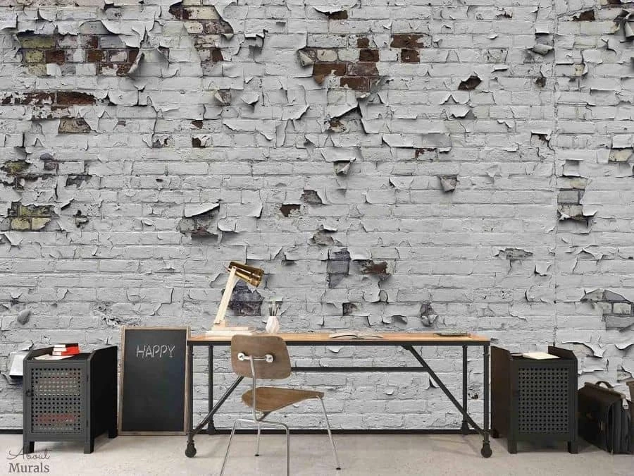 Peeling Paint Brick Wallpaper 1 Peeling Paint Brick Wallpaper