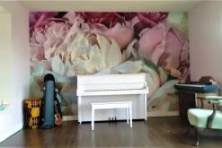Peony Wallpaper 13 Peony Wallpaper -Wallpaper Mural Shop Peony Wallpaper Music Room About Murals
