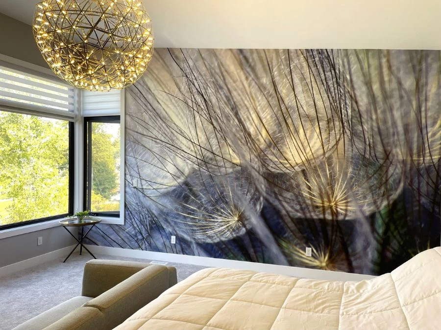 Purple Blue Dandelion Wallpaper 2 Purple Blue Dandelion Wallpaper - Image 2