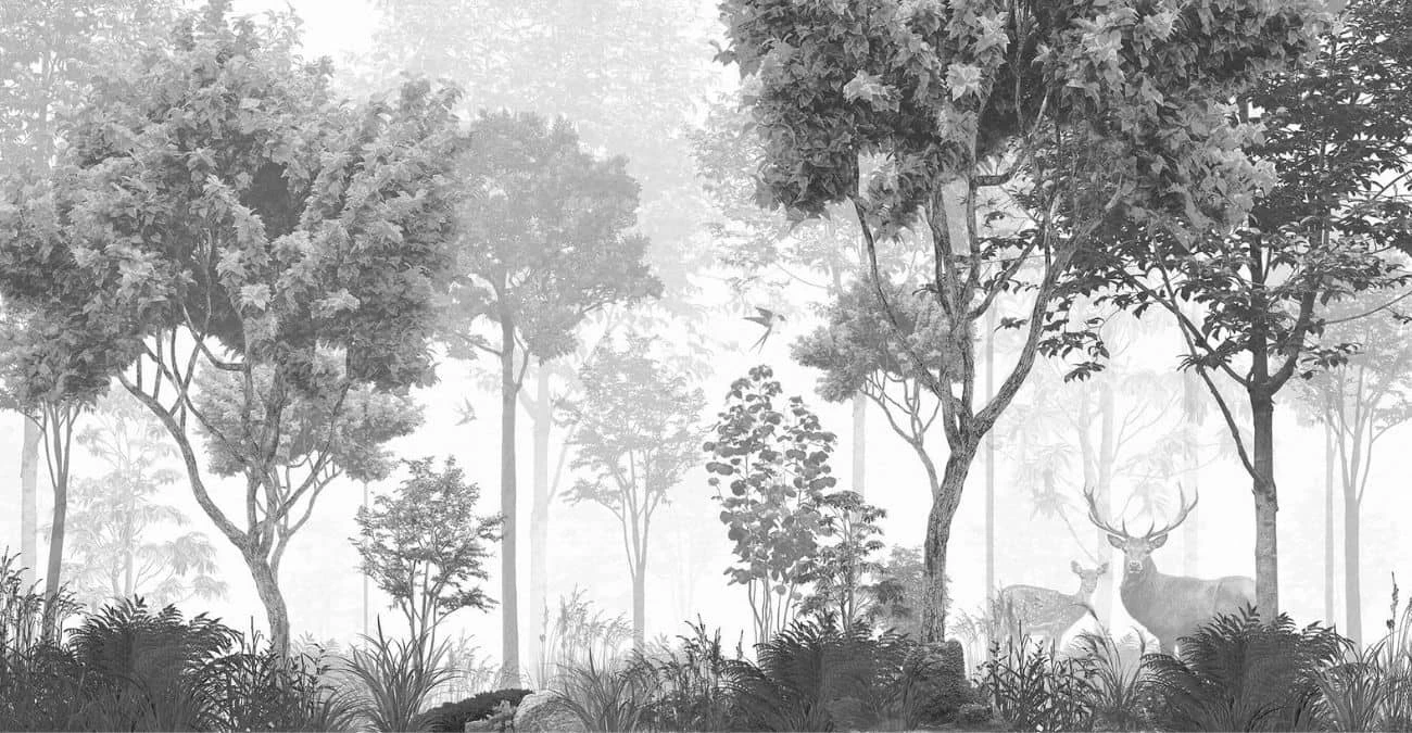 Retro Forest Wallpaper 2 Retro Forest Wallpaper - Image 2