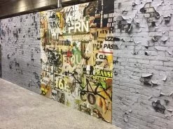 Retro Graffiti Wallpaper -Wallpaper Mural Shop Retro Graffiti Wallpaper Hallway About Murals