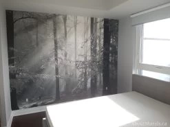 Sinfonia Della Forest Black And White Wall Mural -Wallpaper Mural Shop Sinfonia Della Foresta BW Wall Mural Miso min
