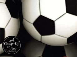 Soccer Balls Wallpaper 6 Soccer Balls Wallpaper -Wallpaper Mural Shop Soccer Balls Wallpaper Close up About Murals