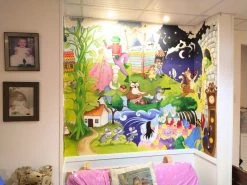 Story Time Wall Mural -Wallpaper Mural Shop Story Time Wall Mural Girls Room About Murals