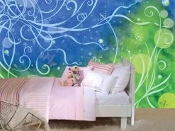 Summer Breeze Flower Wall Mural