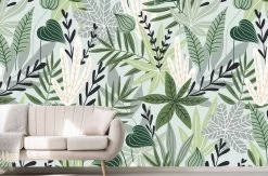 Tropical Leaf Wallpaper