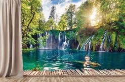 Tropical Waterfall Wallpaper