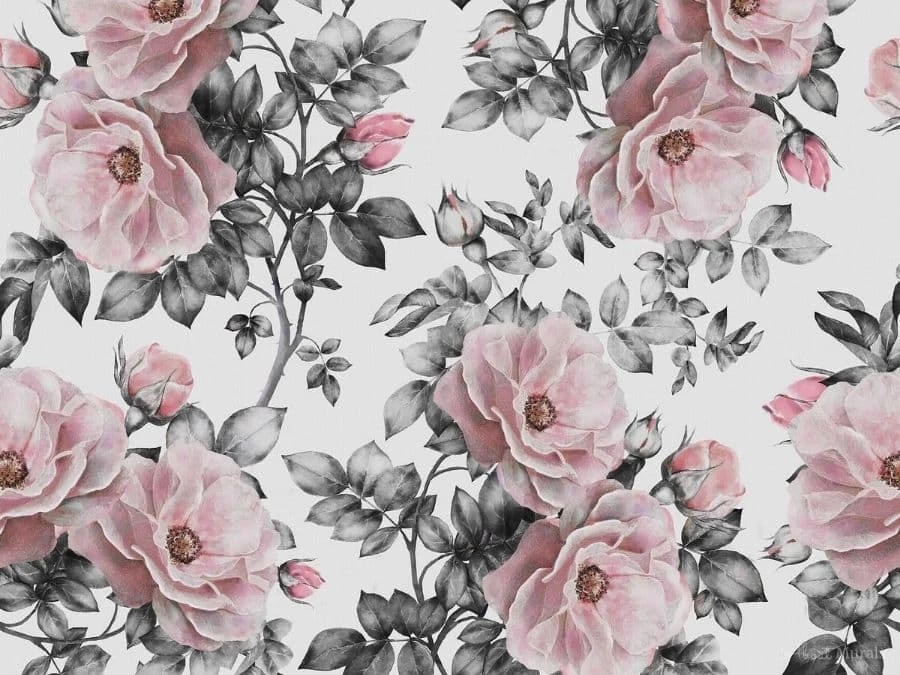 Vintage Flower Wallpaper 2 Vintage Flower Wallpaper - Image 2