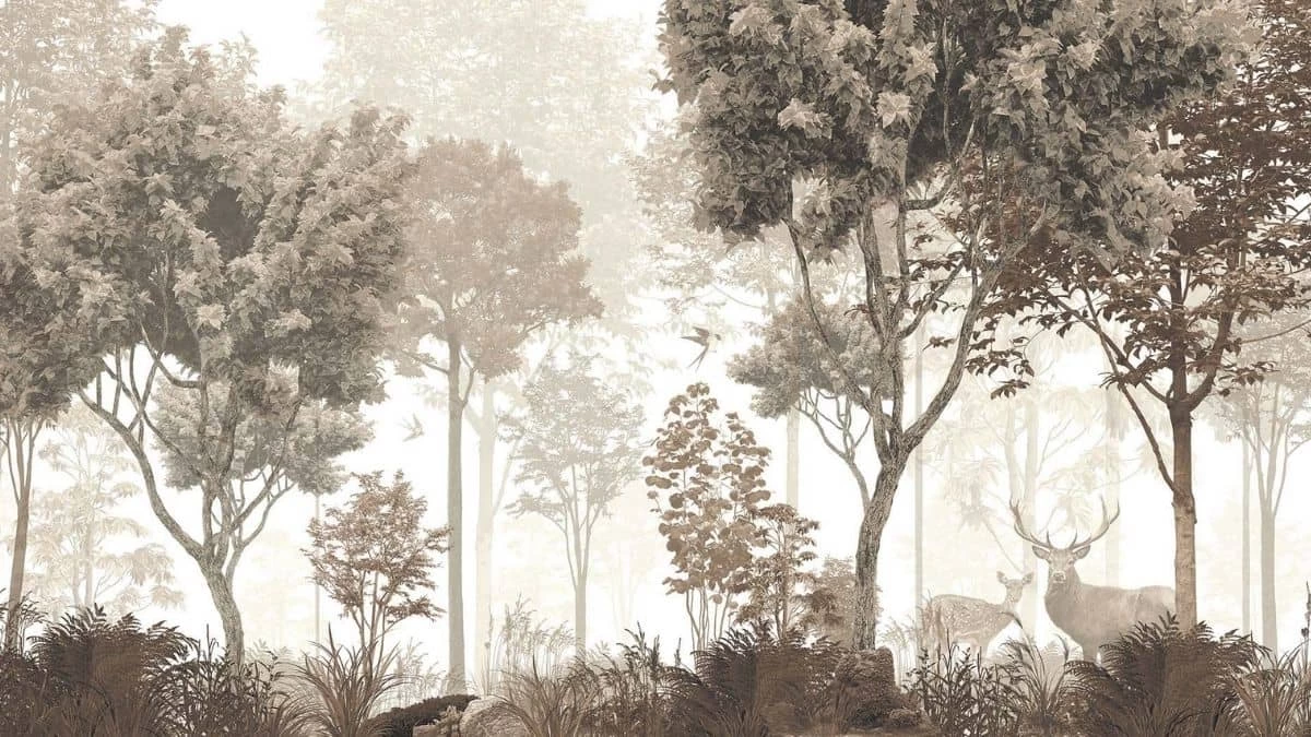 Vintage Forest Wallpaper 2 Vintage Forest Wallpaper - Image 2