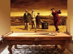 Vintage Golf Wallpaper 9 Vintage Golf Wallpaper -Wallpaper Mural Shop Vintage Golf Wallpaper Billiard room About Murals