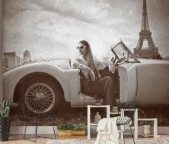 Vintage Paris Wallpaper