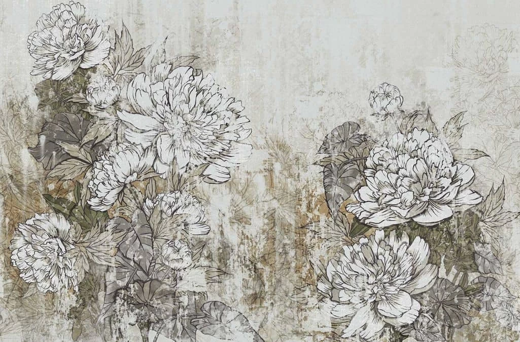 Vintage Peony Wallpaper 2 Vintage Peony Wallpaper - Image 2