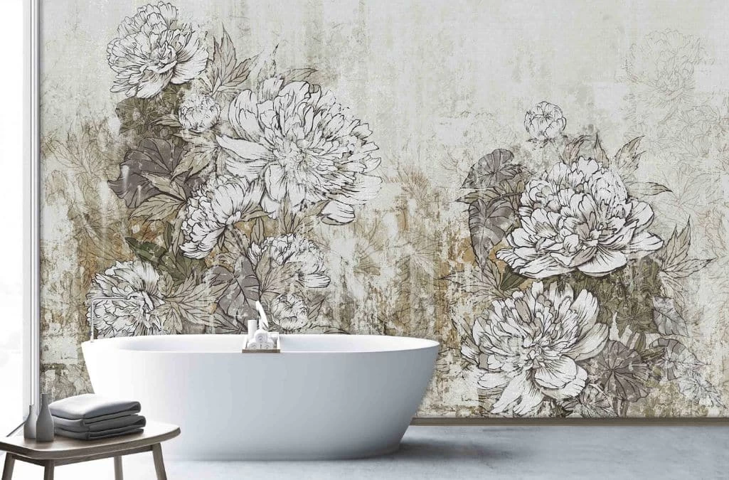 Vintage Peony Wallpaper 1 Vintage Peony Wallpaper