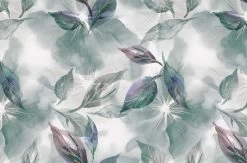 Wallpaper Mural Shop -Wallpaper Mural Shop Watercolor Leaf Wallpaper About Murals