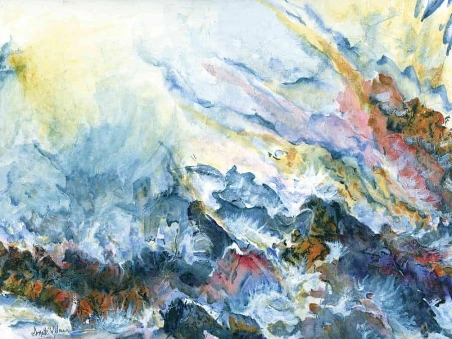 Watercolor Ocean Wallpaper 2 Watercolor Ocean Wallpaper - Image 2