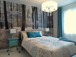 Winter Forest Wallpaper 9 Winter Forest Wallpaper -Wallpaper Mural Shop White Forest Wallpaper Winter Themed Bedroom About Murals