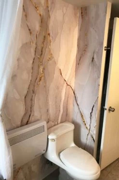 White And Gold Marble Wallpaper 10 White And Gold Marble Wallpaper -Wallpaper Mural Shop White and Gold Marble Wallpaper Powder Room About Murals