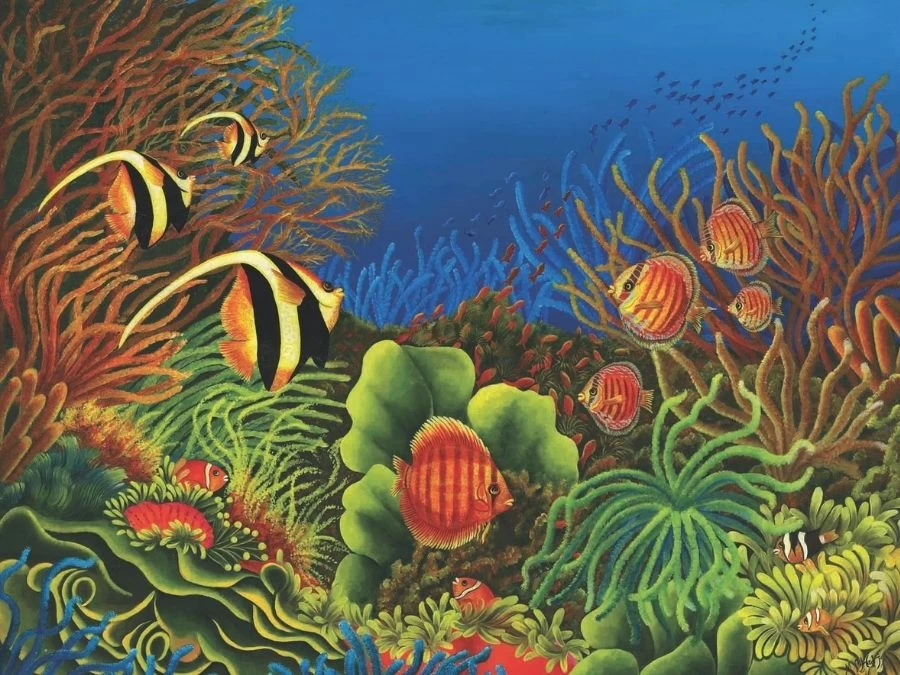 Wonders Of The Ocean Wall Mural 2 Wonders Of The Ocean Wall Mural - Image 2