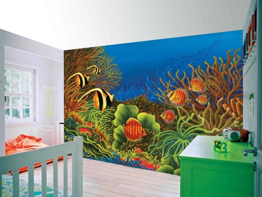 Wonders Of The Ocean Wall Mural 1 Wonders Of The Ocean Wall Mural