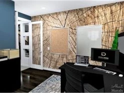 Zoom On A Tree Trunk Wall Mural -Wallpaper Mural Shop Zoom on a Tree Trunk Wall Mural Office AboutMurals.ca
